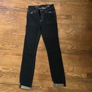 Dark wash j crew jeans rarely worn size 24